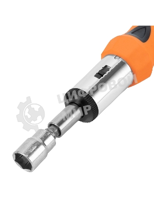 Отвертка реверсивная, биты, головки торцевые, 14шт., Sparta