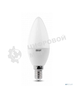 Лампа cветодиодная Gauss LED Elementary Candle 6W E14 2700K Арт. LD 33116