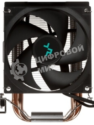 Кулер для процессора Deepcool AG300 G2 Soc-AM5/AM4/1200/1700/1851 серебристый/черный 4-pin 18-31dB Al+Cu 150W 350gr Ret (R-AG300-BKAMMG2)