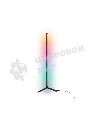 Светильник Ambrella light FL8022 BK черный LED 15W RGB D32*1250 (ПДУ РАДИО 2.4G)
