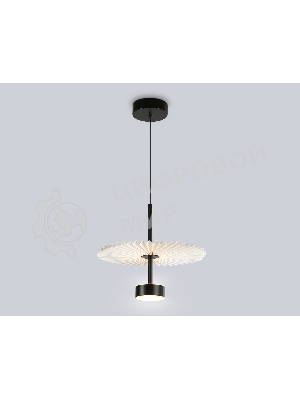 Светильник Ambrella light LH72601 BK/WH черный/белый 6W 3000K D300*260-1770