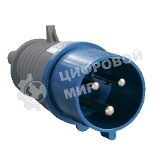 Вилка эл. каб. 32А 2P+PE 220В IP44 ССИ-023 IEK PSR01-032-3