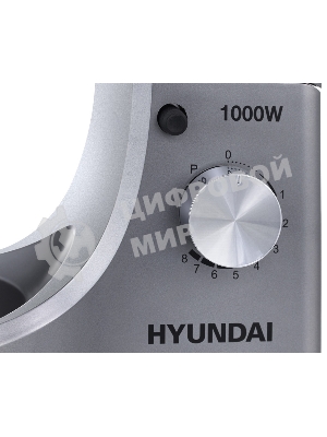 Миксер планетарный Hyundai HYM-S5451 1000 Вт, серый/черный