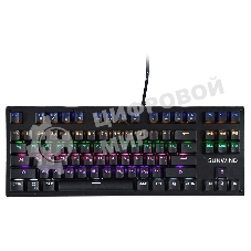 Клавиатура проводная SUNWIND SW-K900G,USB, черный 1422332