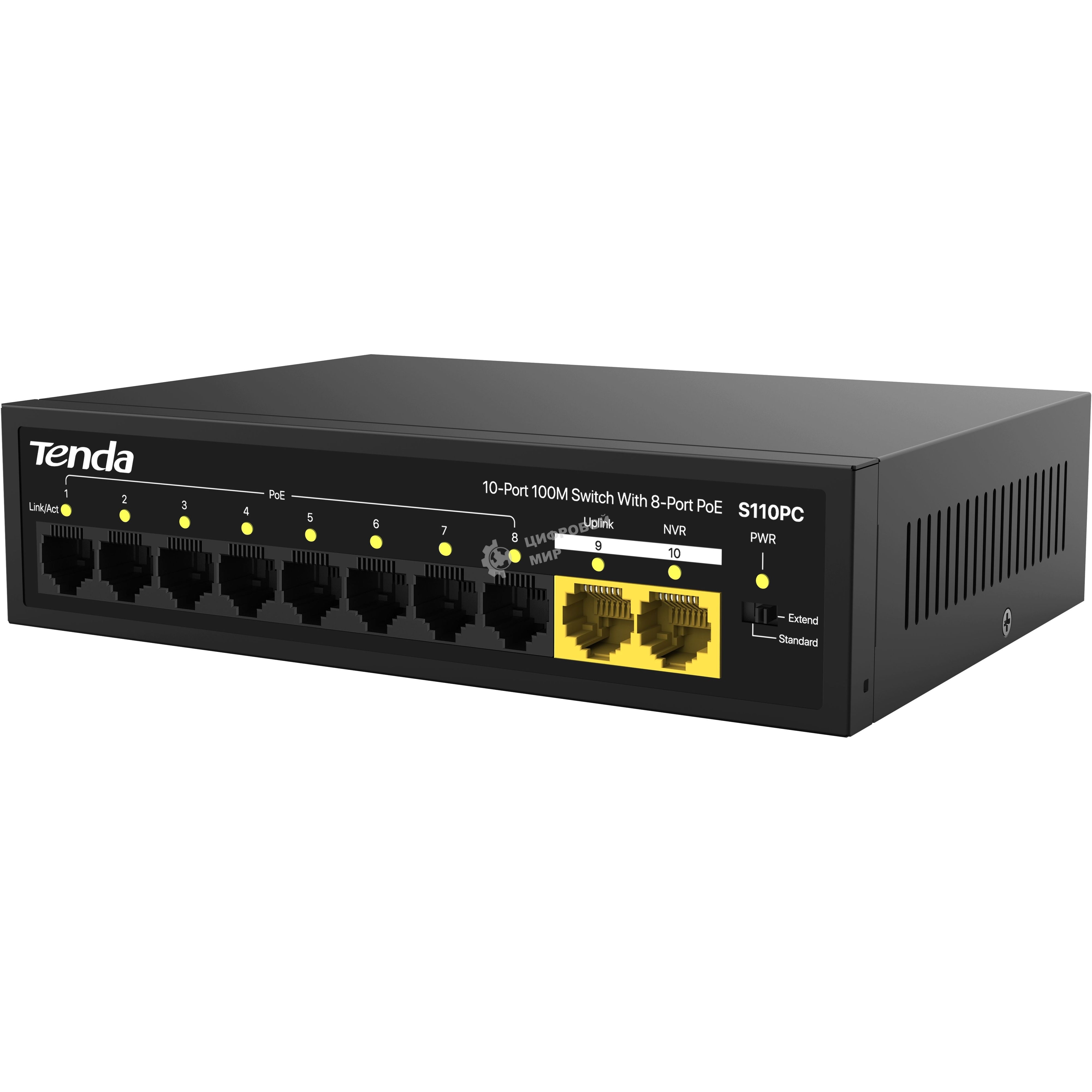 Коммутатор Tenda S110PC 10PORT 10/100M