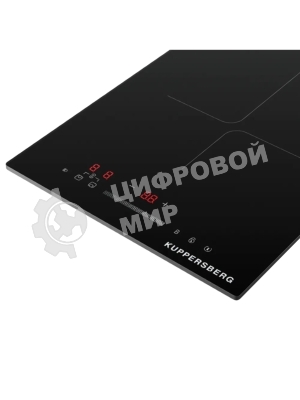 Индукционная варочная панель Kuppersberg ICI 316, 30 см, индукция, High-Tech, inverter, прямой край, 9 уровней мощности, бустер, Stop and Go, Flexi-zone, автоматическое отключение, таймер, индикатор остаточного тепла, сенсорное/слайдерное управление, черный