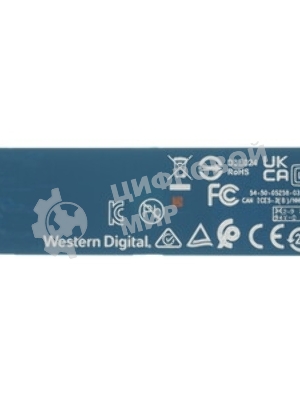 Накопитель SSD WD Green SN350 WDS200T3G0C, 2000Gb, PCIe 3.0 x4, M.2 2280, NVMe, R/W 3200/3000