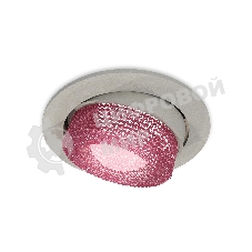 Комплект встраиваемого поворотного светильника Ambrella light XC7653062 SGR/PI серый песок/розовый MR16 GU5.3 (C7653, N7193)