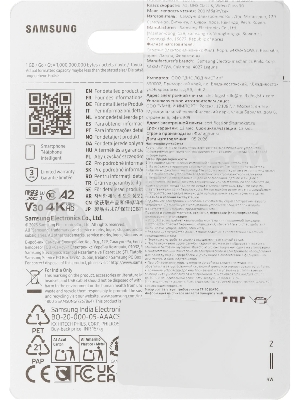 Карта памяти MicroSDXC 128GB Samsung MB-MB128T/WW T7 UHS-1 U3 A2 V30