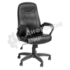 Кресло компьютерное OLSS АМИГО 511 экокожа черный крестовина 