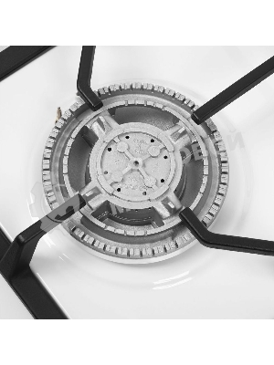 Газовая варочная панель Maunfeld EGHE.64.43CW/G, 4 конфорки, эмалированная сталь, белый