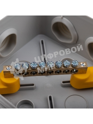 Коробка уравнивания потенциалов Rexant ОУ 100×100×50 мм, винт IP55