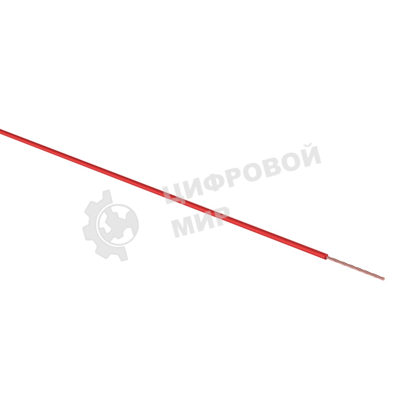 Провод ПГВА Rexant 1х0.75 мм², красный, бухта 100 м