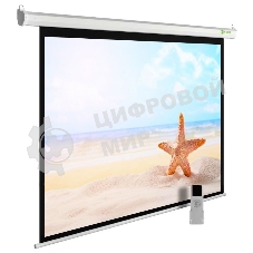Экран Cactus 175x280 см SIlverMotoExpert CS-PSSME-280X175-WT 16:10 настенно-потолочный рулонный белый (моторизованный привод)