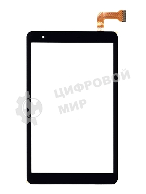 Сенсорное стекло (тачскрин) DEXP Ursus S180i Kid's, черное