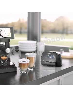 Радиочасы Vitek VT-6611(BK) FM 87,5-108,0 МГц, AM 522-1620 KГц.Размер дисплея	0,9 дюйм.