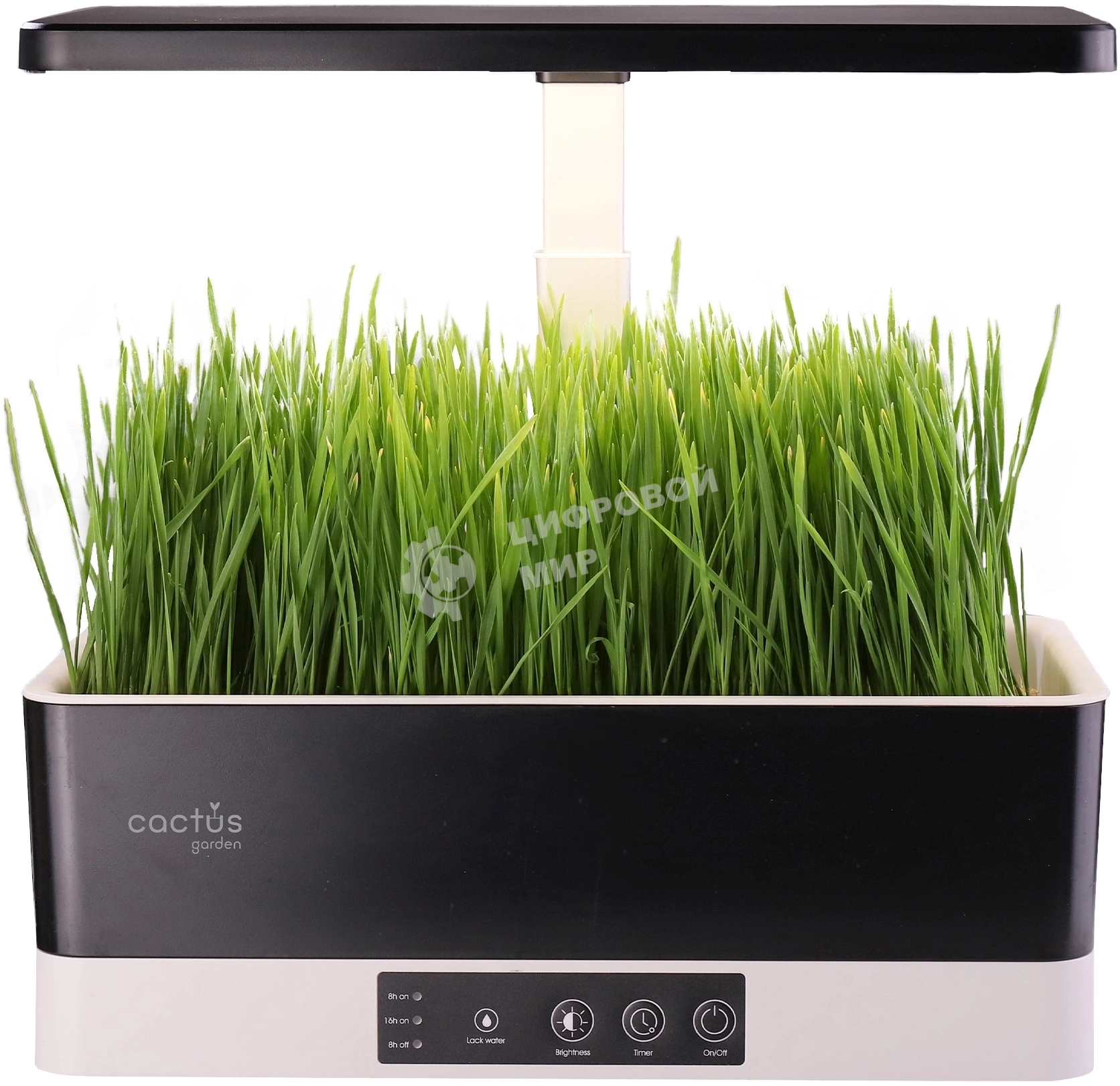 Гидропонная установка Cactus Garden 3.0л 24Вт черный (CS-LEDPOT-11)