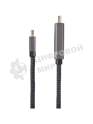 Кабель miniDisplayPort M-> HDMI M 4K@60Hz 1.8m Telecom,оплетка (TA562M-1.8M)