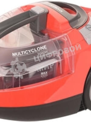 Пылесос Hyundai HYV-C3075 красный, 380/2000 Вт, уборка сухая, пылесборник контейнер 1.5 л