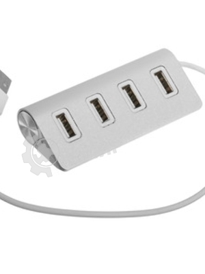 Разветвитель Rexant 4 USB-port серебристый