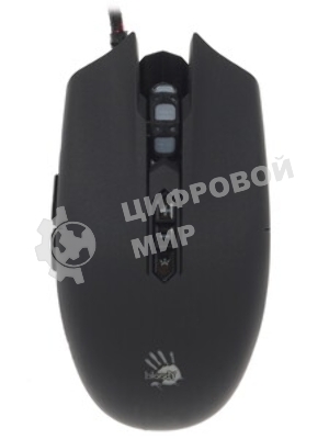 Мышь проводная A4Tech Bloody Q80 черный, 3200 dpi, USB, кнопки - 8