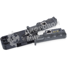 Инструмент для обжима проводников Cabeus, RJ-45, RJ-12, RJ-11, с тестером, 3 в 1, (HT-2010NT (HT-022))