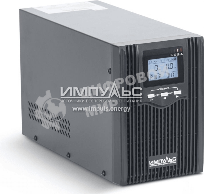 Источник бесперебойного питания Импульс Интерактивная, 2000 ВА/1600 Вт, Tower, IEC, LCD, USB, USB, SmartSlot