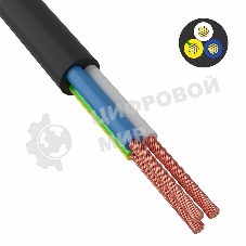 Провод соединительный ПВС 3x1,0 мм² 200 м черный ГОСТ 7399-97