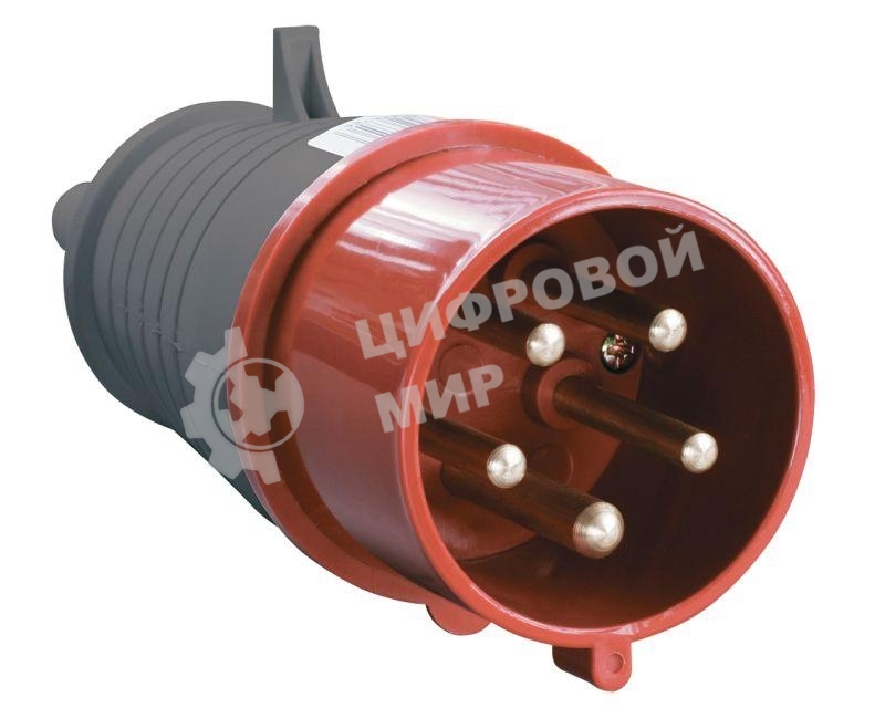 Вилка IEK 025 3P+PE+N 32А380В IP44