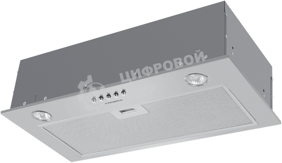 Вытяжка встраиваемая Maunfeld Crosby SINGL 60 нержавеющая сталь, 60 см, 850 куб. м/ч, 48 дБ