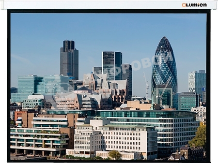 Экран Lumien 153x203см LMC-100108 4:3 настенно-потолочный рулонный белый (моторизованный привод)