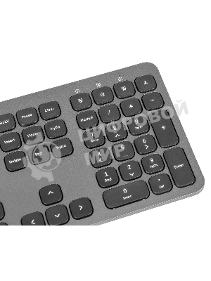 Комплект клавиатура+мышь Oklick 300M беспроводной, USB, 1600 DPI, серый/чёрный