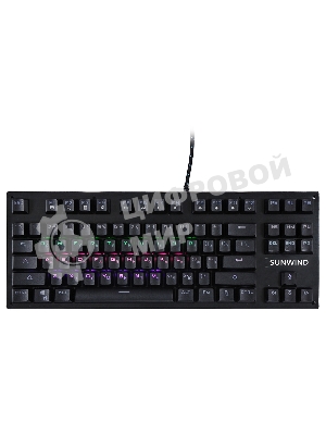Клавиатура SunWind SW-K900G проводная, USB Type-A, чёрный