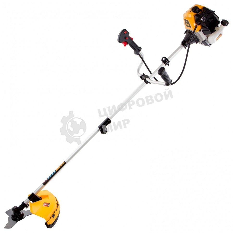Триммер бензиновый Denzel DR-33S, 33 см3, разъемная штанга, состоит из 2 частей