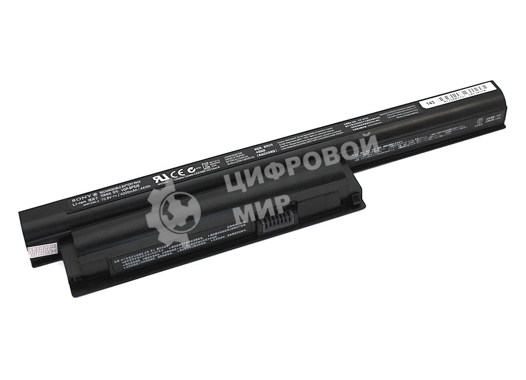 Аккумуляторная батарея для ноутбука Sony SVE14 SVE15 SVE17 5300mAh черный