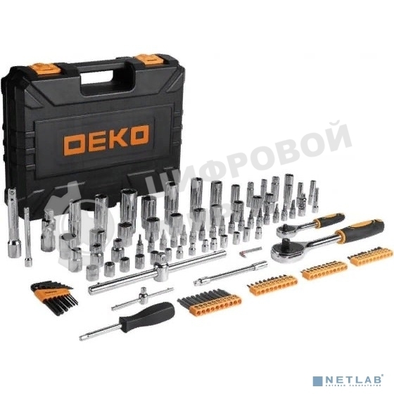 Набор инструментов Deko DKAT121 121 предмет (жесткий кейс)