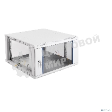 Шкаф телекоммуникационный настенный разборный 6U (600 x 650) дверь стекло