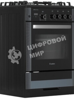 Плита газовая Gefest ПГ 6500-03 0044 черный, конфорок 4 шт, духовка 52 л, 60 см x 85 см x 60 см