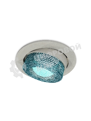 Комплект встраиваемого поворотного светильника Ambrella light XC7653063 SGR/BL серый песок/голубой MR16 GU5.3 (C7653, N7194)