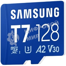 Карта памяти MicroSDXC 128GB Samsung MB-MB128T/WW T7 UHS-1 U3 A2 V30