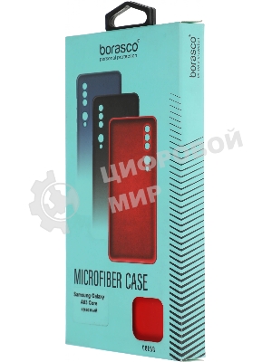 Чехол (клип-кейс) BoraSCO Microfiber Case для Samsung Galaxy A03 Core красный