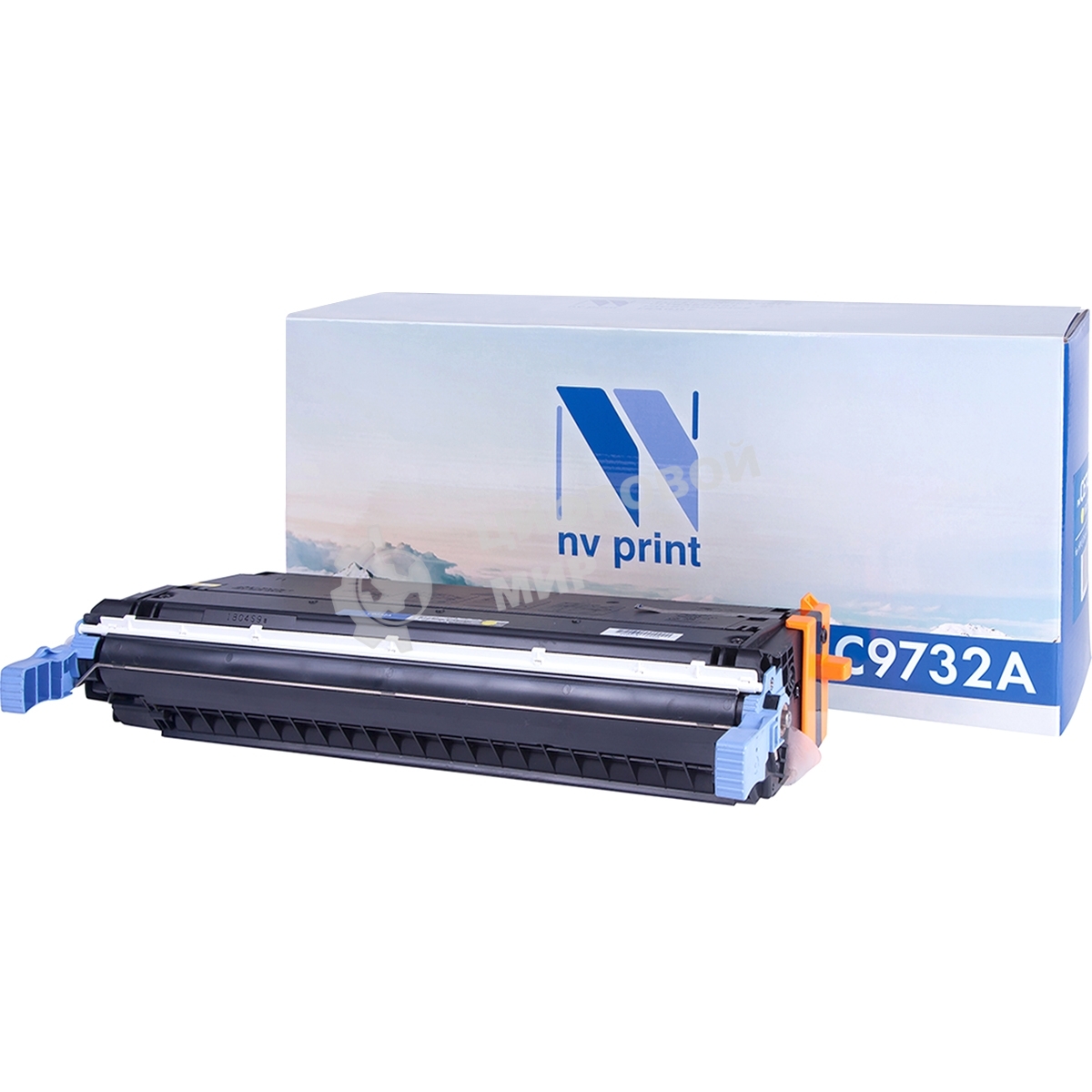 Картридж лазерный NVPrint совместимый HP C9732A Yellow для LJ Color 5500/5550 (12000k)