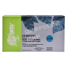Картридж струйный Cactus CS-B3P23A №727 фото черный (130 мл) для HP DJ T920/T1500