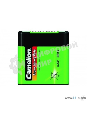 Батарейка Camelion 3R12 SR-1 (3R12-SP1G, 4.5В)