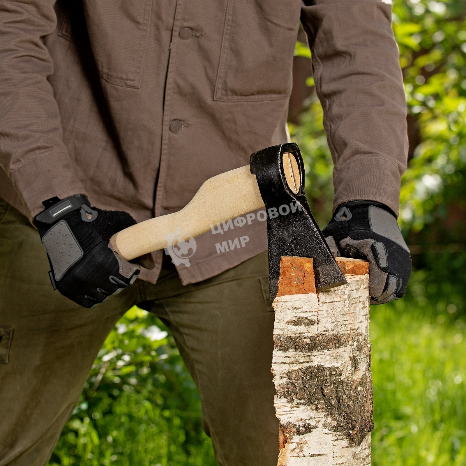 Топор Россия кованый в сборе, тип Б, 1240 1650 гр.500 мм 21667