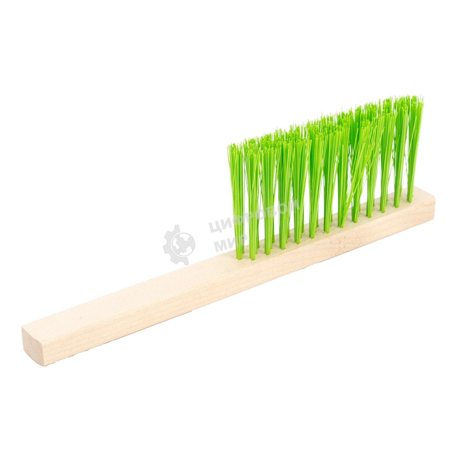 Щетка-сметка 3-рядная Сибртех 280 мм, деревянная ручка