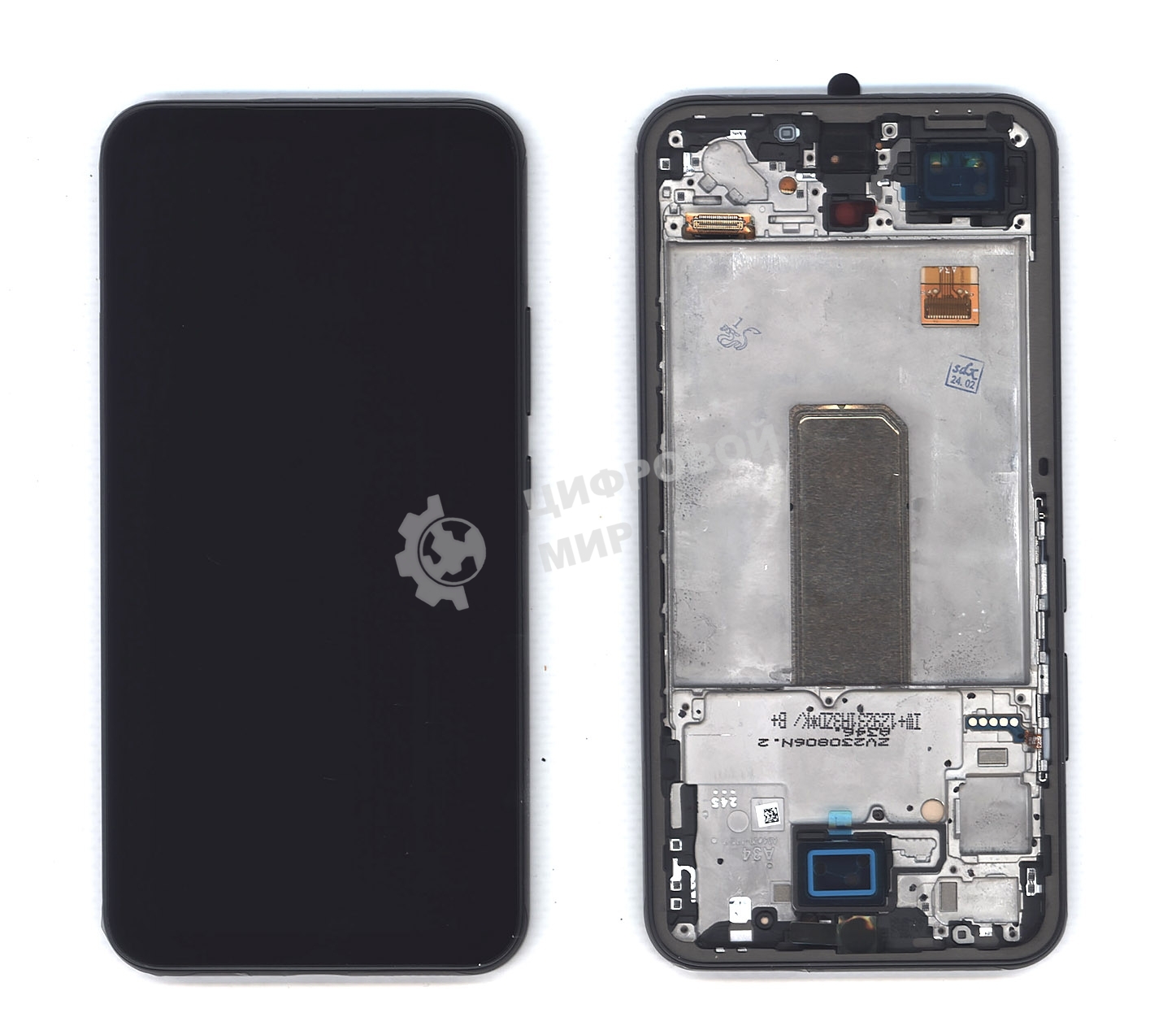 Дисплей для Samsung Galaxy A34 5G SM-A346B в сборе с тачскрином, черный Oled