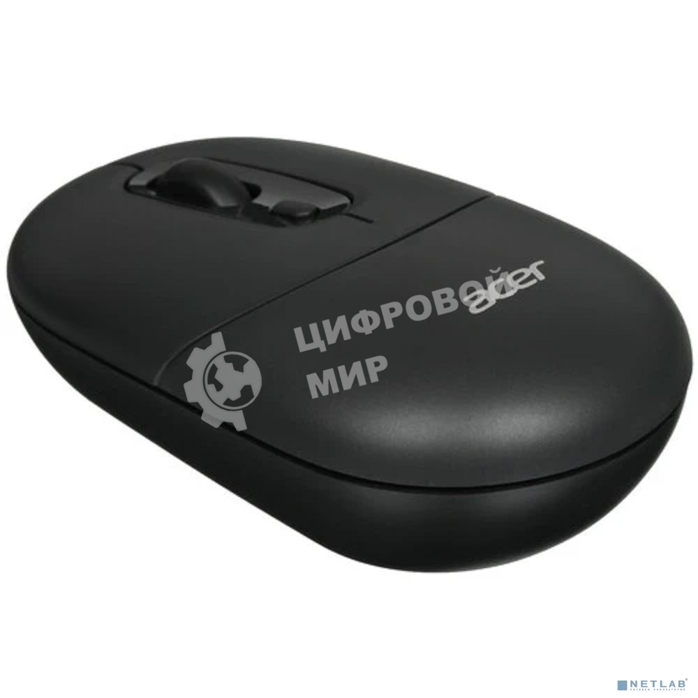 Мышь беспроводная Acer OMR301 черный, 1600 dpi, радиоканал, Bluetooth, USB, кнопки - 4