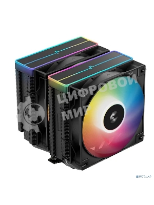 Кулер для процессора DEEPCOOL AG620 BK ARGB V2 черный 120мм алюминий+медь 1850rpm 29.4db 4-pin 260W 157мм