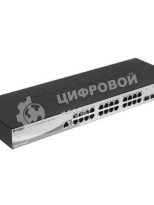 Коммутатор D-Link DGS-1210-28/F3A, 24×1 Гбит/с + 4×1 Гбит/с Combo, настраиваемый